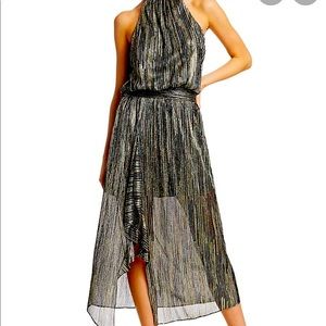 Ramy Brook - Monica Metallic Striped Dress